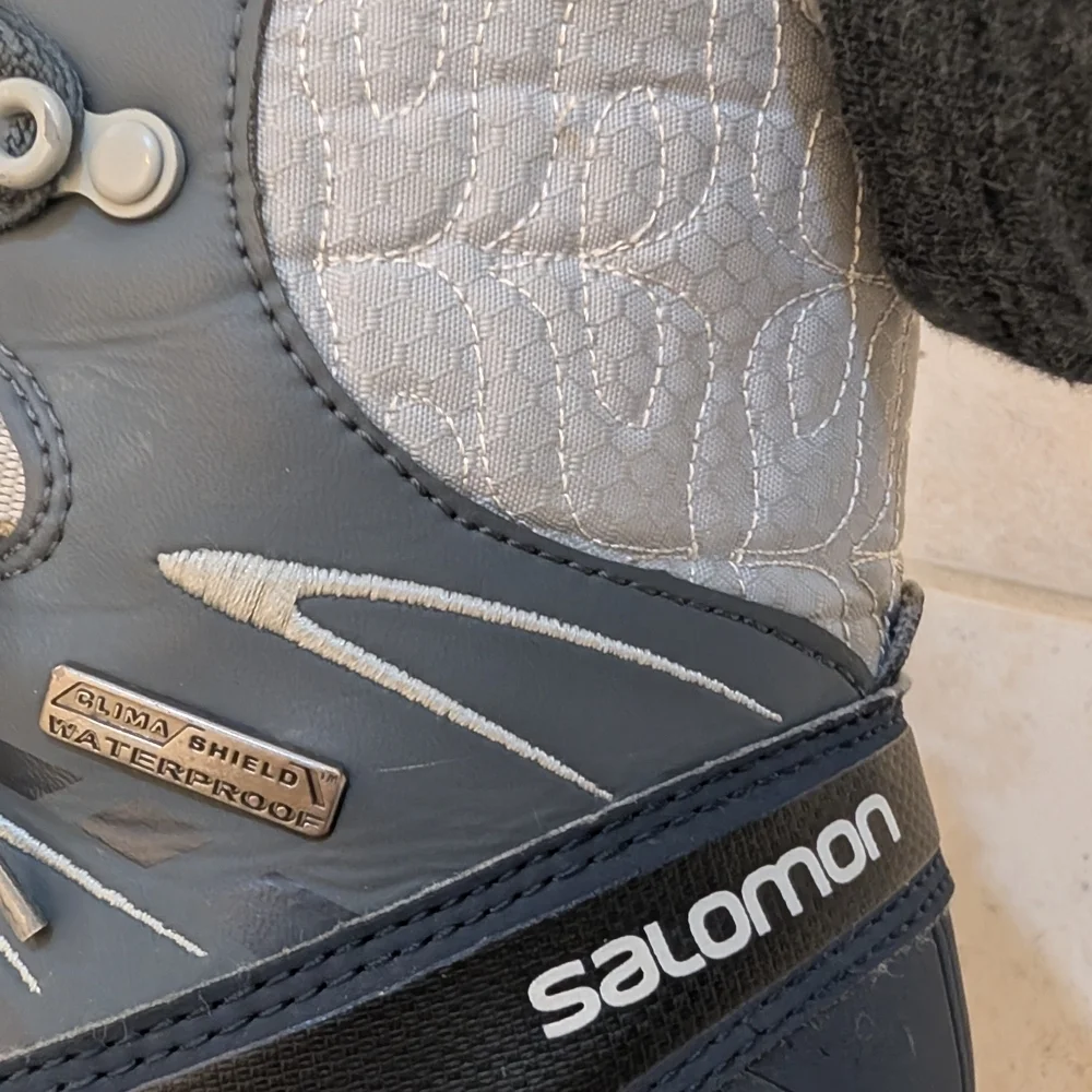 Salomon Gray Winter Boots